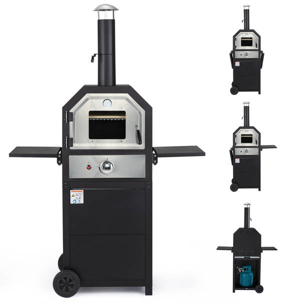 Big Horn Outdoors Stainless Steel Freestanding Propane Pizza Oven Wayfair